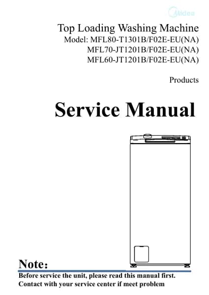 Midea MF100T60B/W-FR