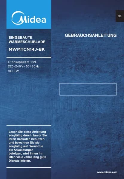 Midea MWMTCN14J-BK