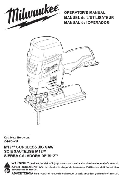 Milwaukee M12 2445-20