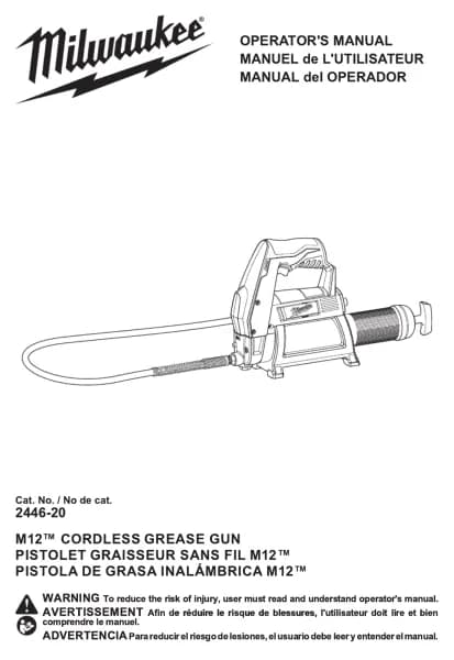 Milwaukee M12 2446-20