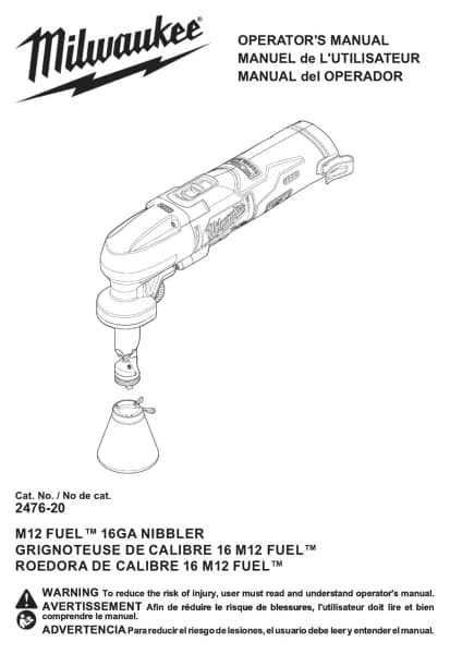 Milwaukee M12 Fuel 2476-20
