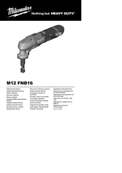 Milwaukee M12 Fuel FNB16