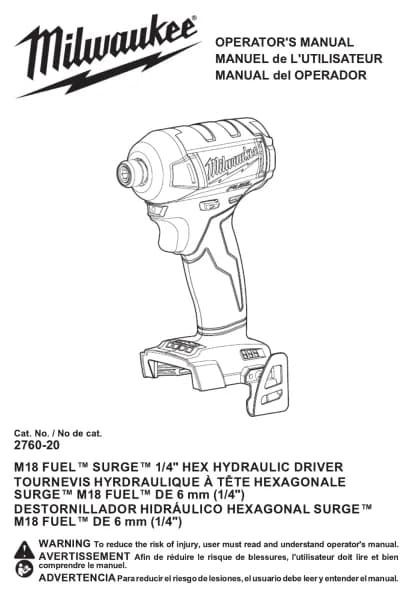Milwaukee M18 FUEL SURGE
