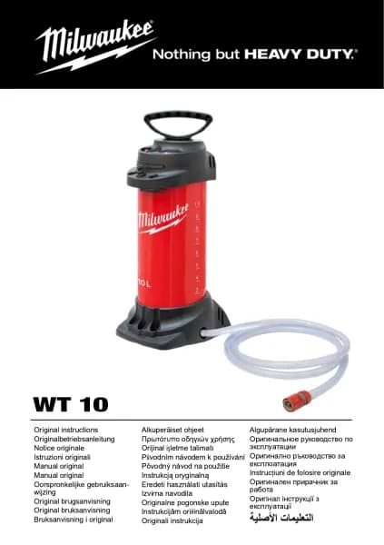 Milwaukee WT 10