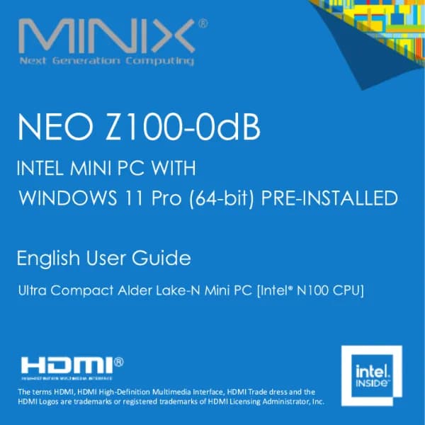 Minix NEO Z100-0dB