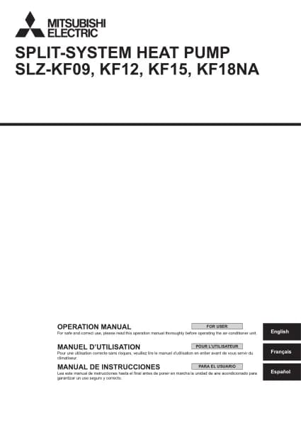 Mitsubishi SLZ-KF09NA