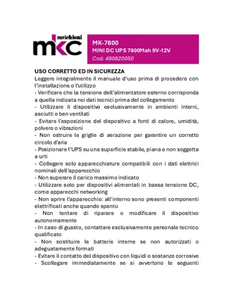 MKC MK-7800