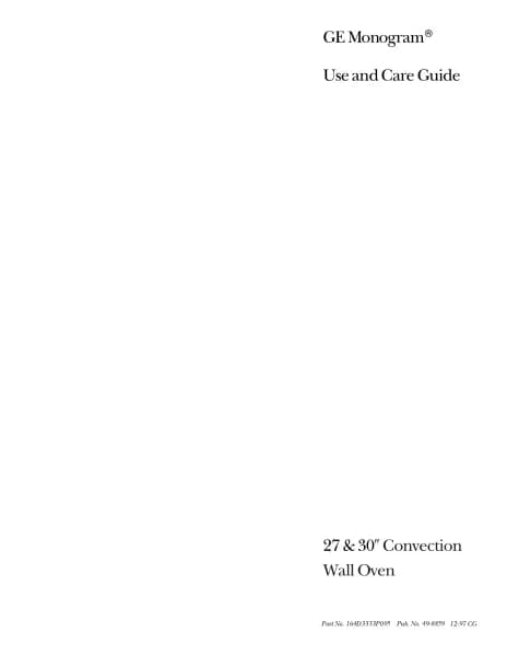 Monogram ZEK737BW