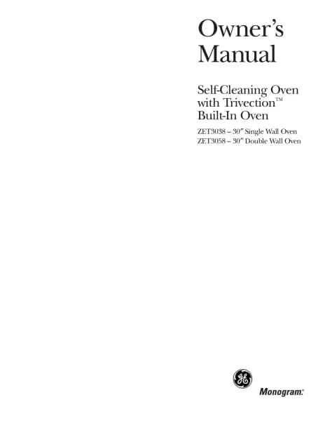 Monogram ZET3038