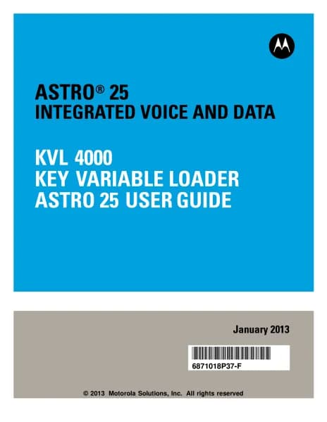 Motorola KVL 4000