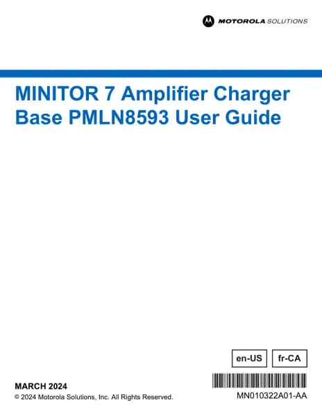 Motorola Minitor 7