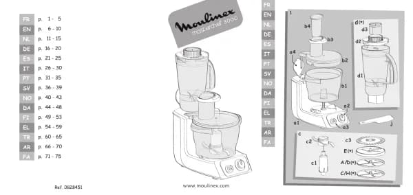 Moulinex Masterchef 3000 FP3101
