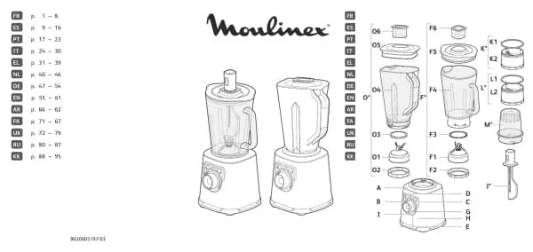 Moulinex Perfect Mix Plus LM81GD