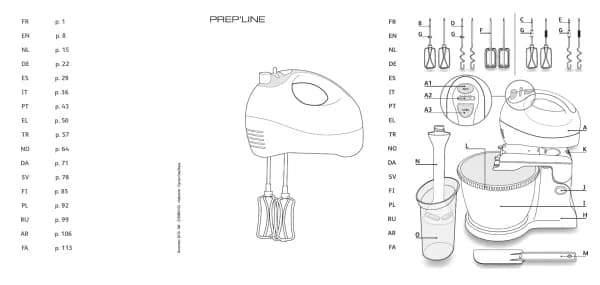Moulinex Prep'Line HM4101
