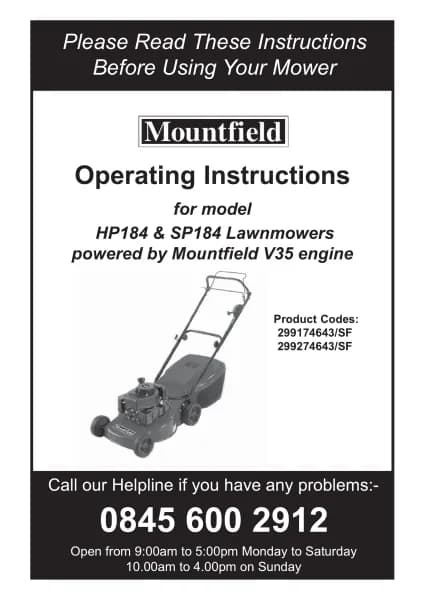 Mountfield HP184