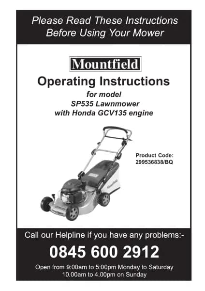 Mountfield SP535HWV