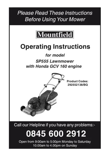 Mountfield SP555