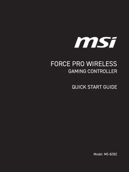 MSI FORCE PRO WIRELESS