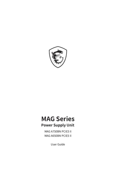 MSI MAG A650BN PCIE5 II