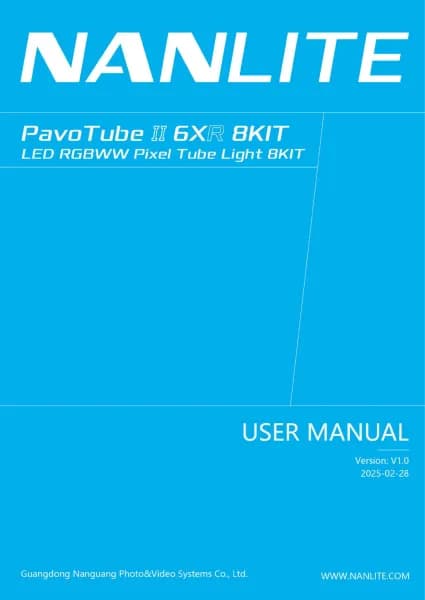 Nanlite PavoTube II 6XR 8KIT