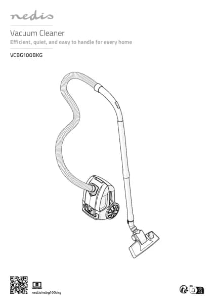 Nedis VCBG100BKG
