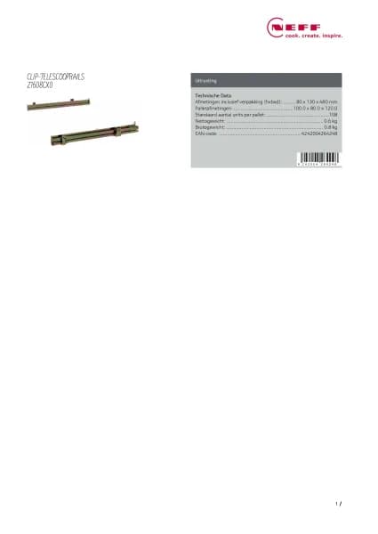 Neff Z1608CX0