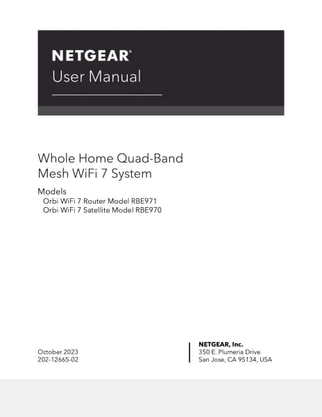 Netgear Orbi RBE971