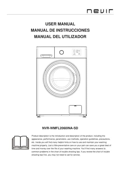 Nevir NVR-WMFL2060INA-SD