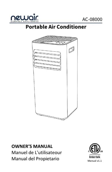 NewAir AC-08000