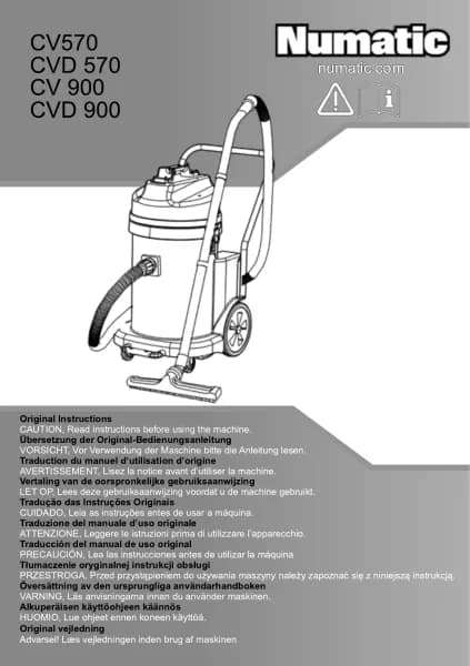 Numatic CombiVac CV900