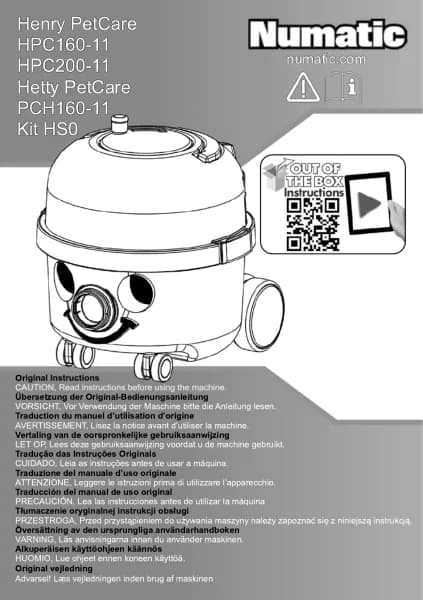 Numatic Henry Petcare