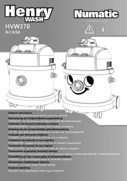 Numatic Henry Wash
