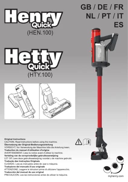 Numatic Hetty Quick HTY100