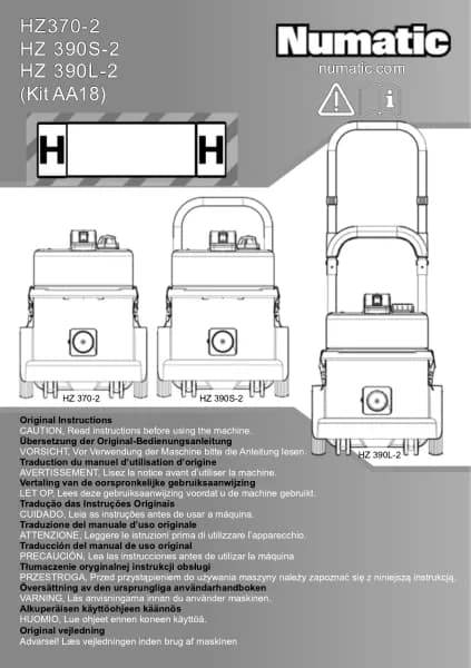 Numatic HZ370