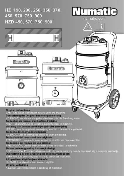 Numatic HZD570