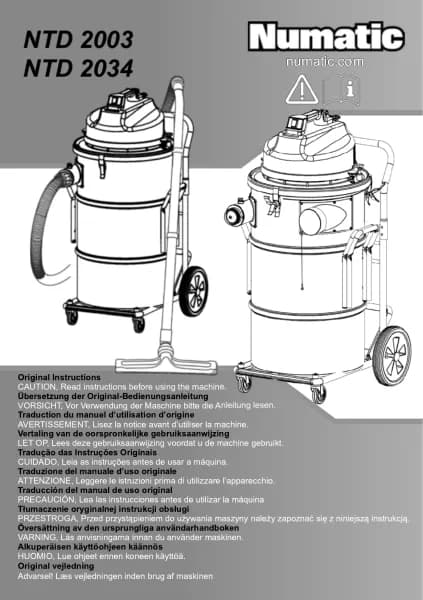 Numatic NTD2003