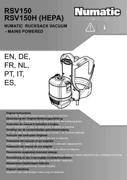 Numatic RSV150