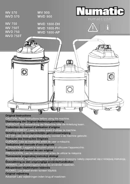 Numatic WVD1800DH