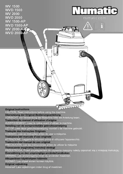Numatic WVD2000DH