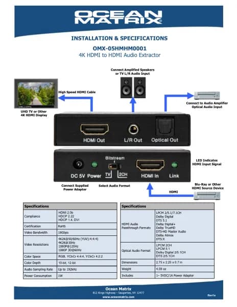 Ocean Matrix OMX-05HMHM0001