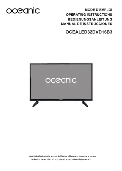 Oceanic OCEALED32DVD16B3