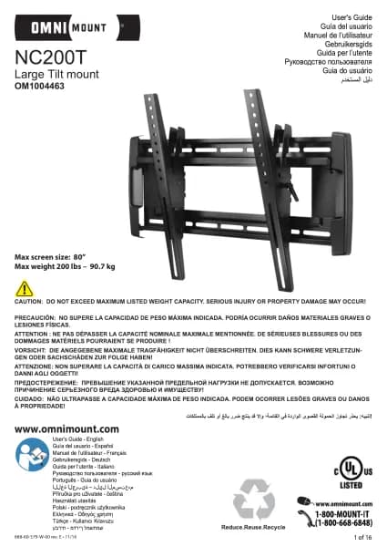 OmniMount NC200T