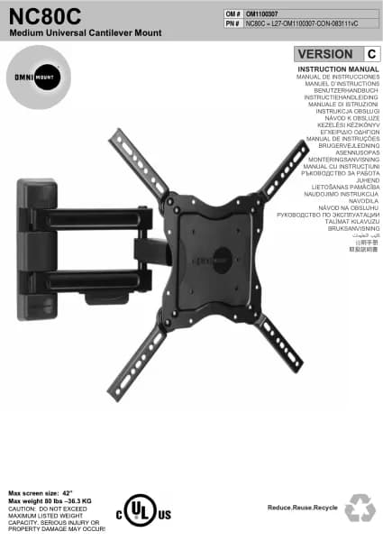 OmniMount NC80C