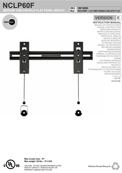 OmniMount NCLP60F