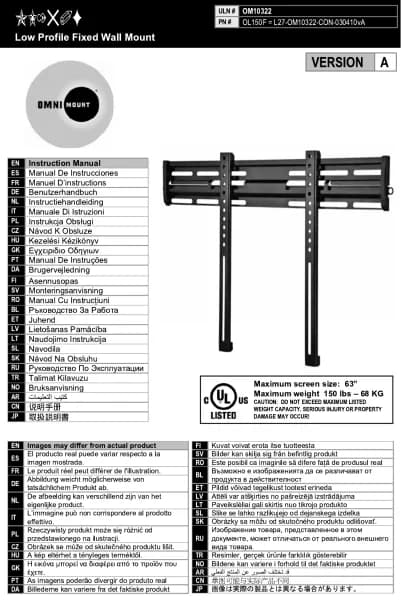 OmniMount OL150F