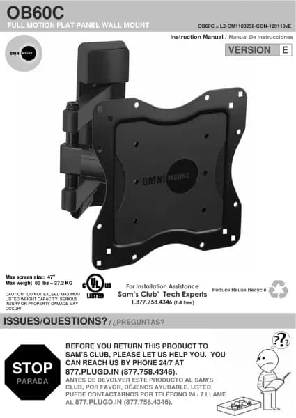 OmniMount OmniBasics OB60C