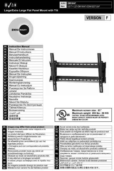 OmniMount U3 Tilt