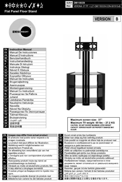 OmniMount Verona 37FP