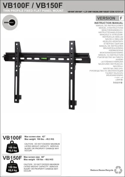 OmniMount VideoBasics VB150F