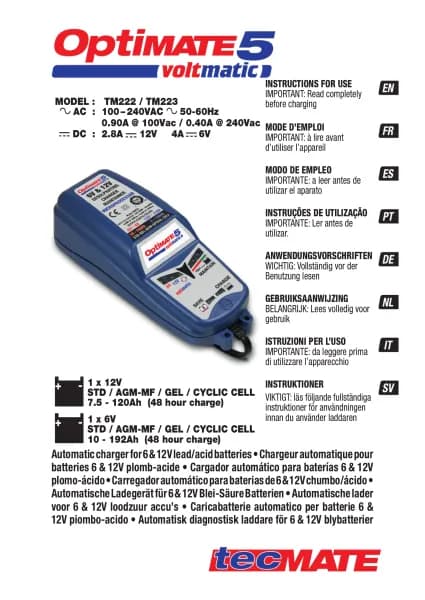 Optimate 5 Voltmatic